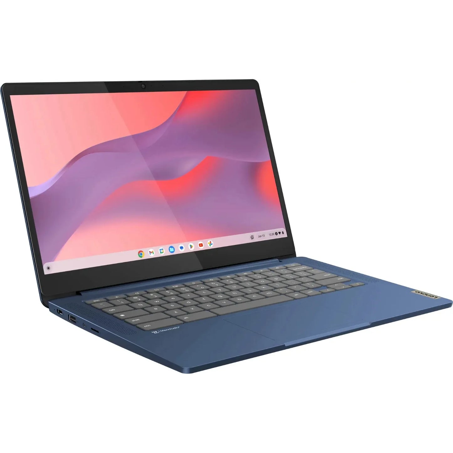 Lenovo Chromebook 14" Business Touchscreen Laptop,MediaTek Kompanio 520,4GB,64GB eMMC,Chrome OS,Abyss Blue,with Gaming Mouse