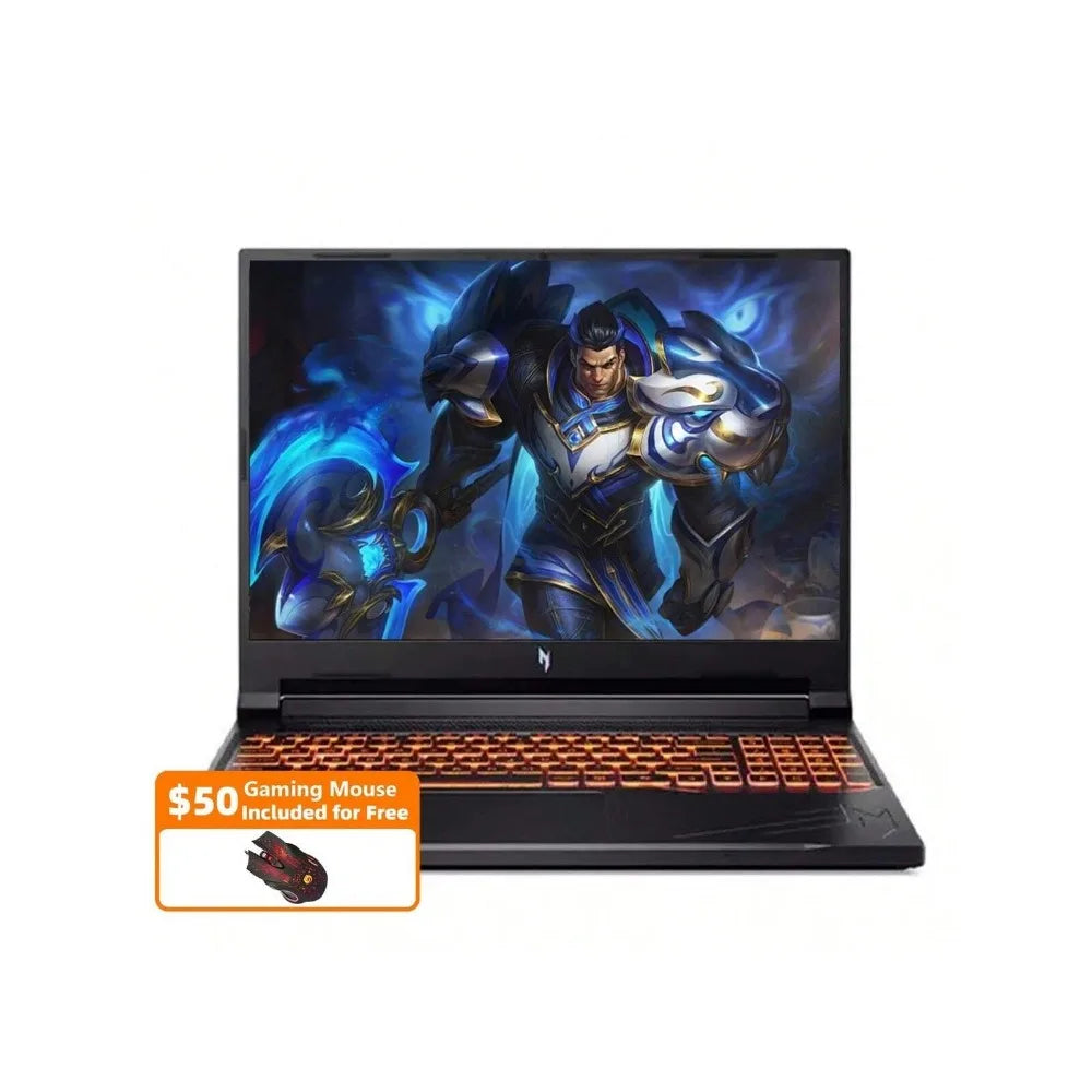 Acer Nitro V 16" Gaming Laptop,AMD Ryzen 7-8845HS,NVIDIA GeForce RTX 4060,32GB RAM,2TB SSD,Windows 11,Black,with Gaming Mouse