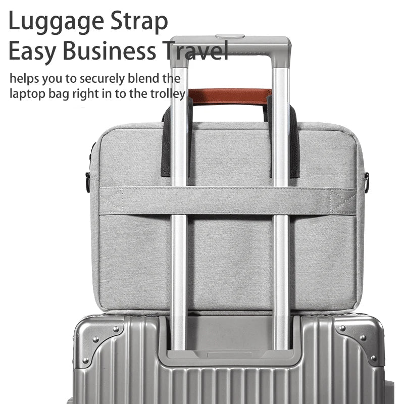 Men Laptop Bag 13.3 14 15.6 inch for Macbook Air Pro 13 15 16 HP Huawei Asus Acer Dell Xiaomi Lenovo Shoulder Handbags Briefcase