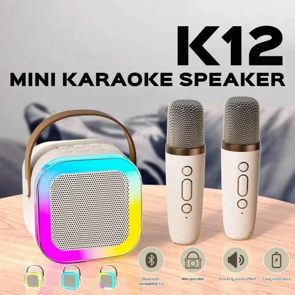 NEW Hot K12 Bluetooth Speaker Portable Home Cute Karaoke Mini Wireless