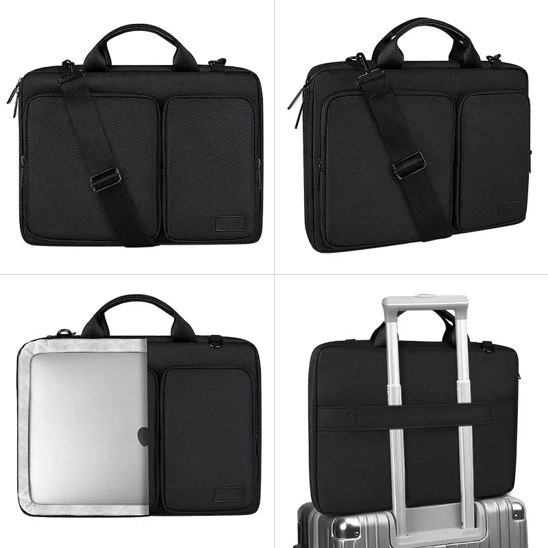 Laptop Bag 13.3 14 15.6 15.6 Inch Notebook Shoulder Case Cover Handbag for Women Men Briefcase Shoulder Bag Laptop Inner Bag