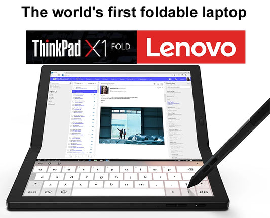 World's First Foldable PC Lenovo ThinkPad X1 Fold Laptop+Tablet 13.3 Inch 2048x1536 OLED Touch i5-L16G7 Type-C WiFi 6 5G WiFi