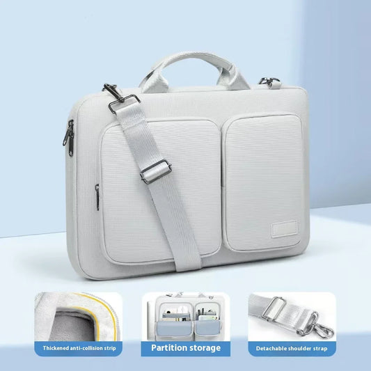 Laptop Bag 13.3 14 15.6 15.6 Inch Notebook Shoulder Case Cover  Handbag for Women Men Briefcase Shoulder Bag Laptop Inner Bag