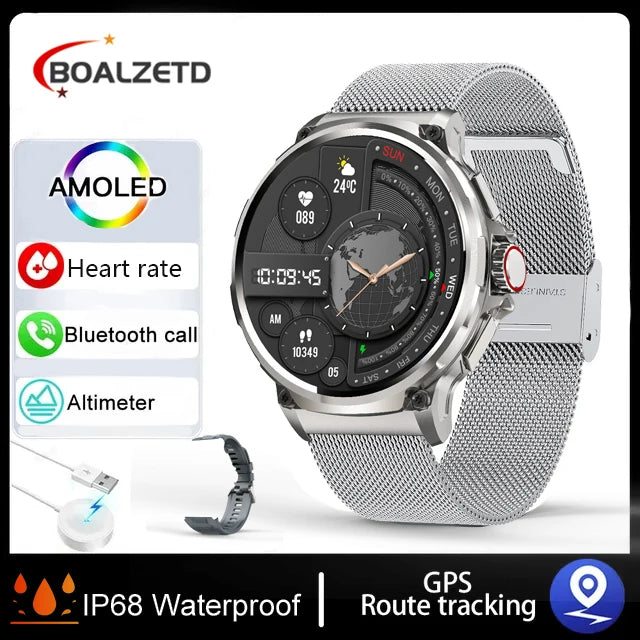 Ultra HD Smart Watch GPS Track Bluetooth