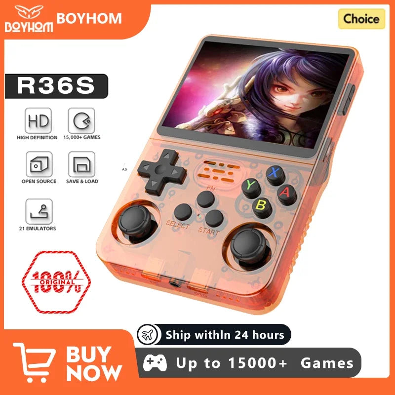 Retro Handheld Video Game Console Linux System