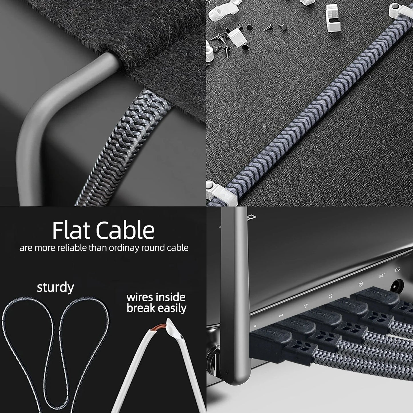 CAT 8 Flat Network Internet Cable