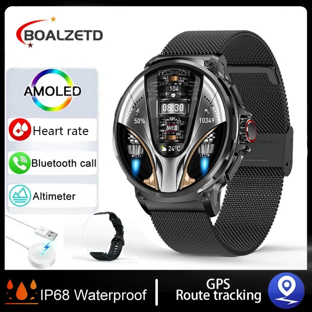 Ultra HD Smart Watch GPS Track Bluetooth