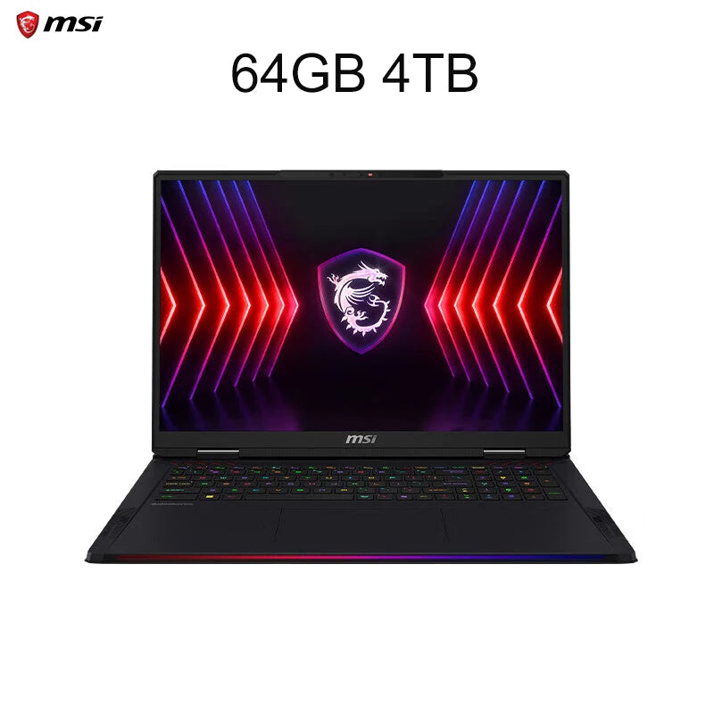 2024 MSI Raider A18 HX Gaming Laptop 18 Inch 2.5K QHD 240Hz IPS Screen Notebook AMD Ryzen R9-7945HX 32GB 2TB RTX4090 Netbook PC