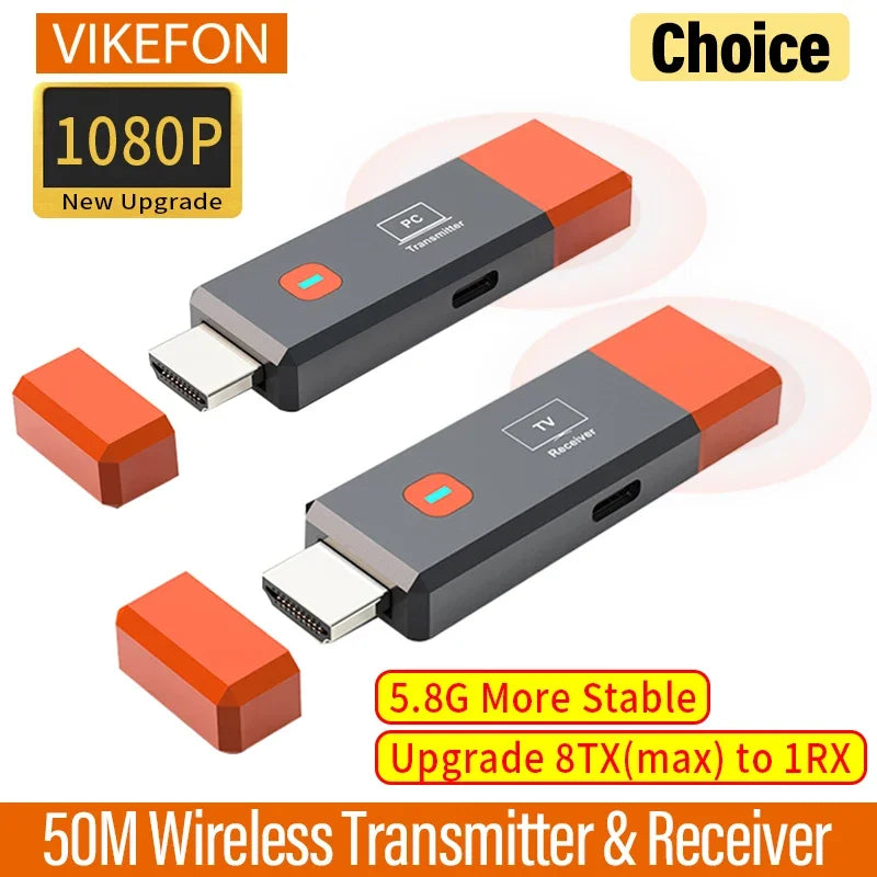 Wireless HDMI Video Transmitter and Receiver Extender kit